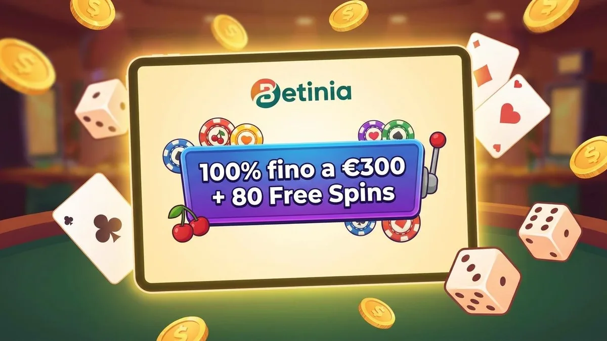Betinia bonus casinò